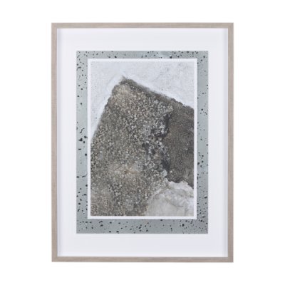 14240 - Mudslide III by Mercana Studio a Hand Embellished Textured Framed Art Print Matted under Glass