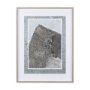 14240 - Mudslide III by Mercana Studio a Hand Embellished Textured Framed Art Print Matted under Glass