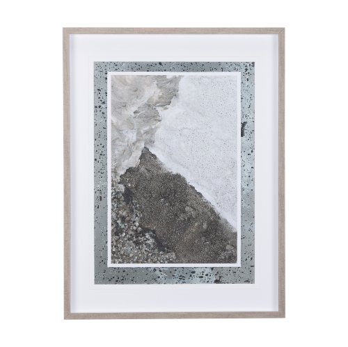 14241 - Mudslide IV by Mercana Studio a Hand Embellished Textured Framed Art Print Matted under Glass
