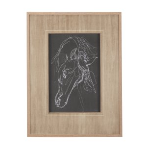 Andalusian Dark I by Mercana Studio a Hand Embellished Textured Framed Art Print Matted under Glass