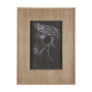 Arabian Dark II by Mercana Studio a Hand Embellished Textured Framed Art Print Matted under Glass