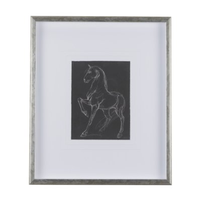14294 - Horse IV by Mercana Studio a Hand Embellished Textured Framed Art Print Matted under Glass