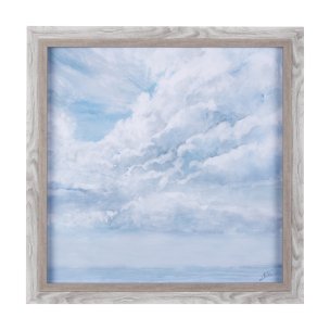 Day cloud II by Mercana Studio a Hand Embellished Textured Framed Art Print