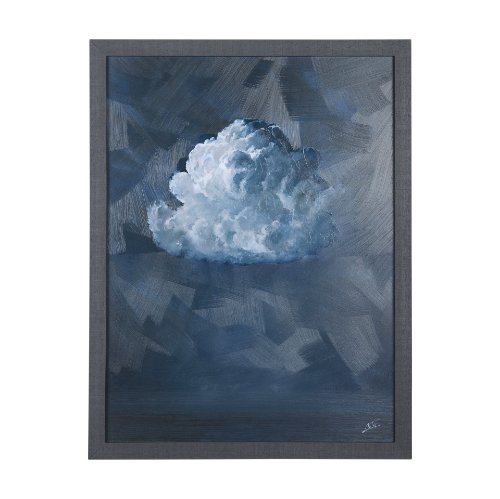14298 - Night cloud I by Mercana Studio a Hand Embellished Textured Framed Art Print