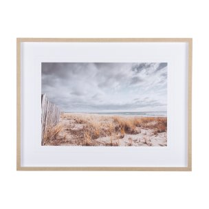 Atlantic Coast Afternoon by Mercana Studio Hand Embellished Framed Photo Art Print Matted under Glas