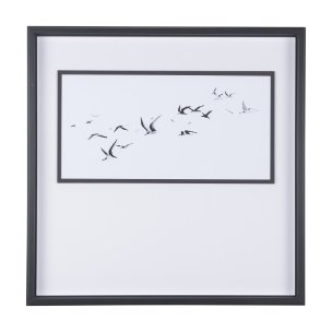 Fly Away by Mercana Studio a Hand Embellished Textured Framed Art Print Matted under Glass
