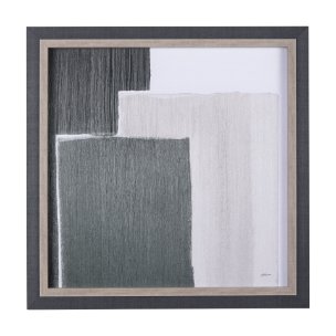 Blocks I by Mercana Studio a Hand Embellished Textured Framed Art Print