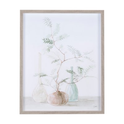 14323 - Boho BranchesI by Mercana Studio a Hand Embellished Textured Framed Art Print Matted under Glass