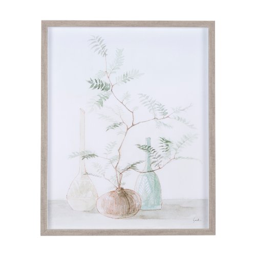 14323 - Boho BranchesI by Mercana Studio a Hand Embellished Textured Framed Art Print Matted under Glass