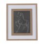 14328 - Horse IV by Mercana Studio a Hand Embellished Textured Framed Art Print Matted under Glass