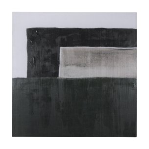 Block II by Mercana Studio a Hand Embellished Textured Canvas