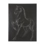 102229-L - Horse IV by Mercana Studio a Hand Embellished Textured Canvas