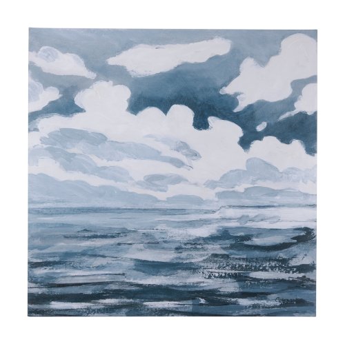 102238-L - Clouds and sea I by Mercana Studio a Hand Embellished Textured Canvas
