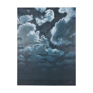 Night cloud II by Mercana Studio a Hand Embellished Textured Canvas