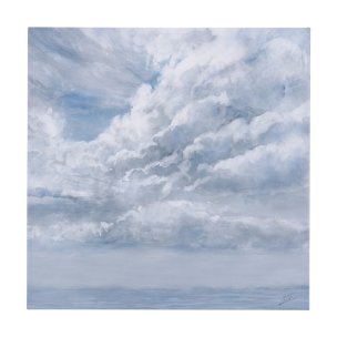 Day Cloud II by Mercana Studio a Hand Embellished Textured Canvas