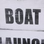 14284 - Boat Launch by Mercana Studio a Hand Embellished Textured Framed Art Print
