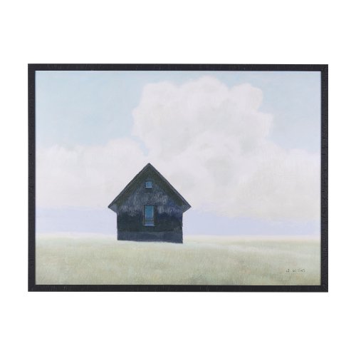 14259 - Lonely Landscape I by Mercana Studio a Hand Embellished Textured Framed Art Print