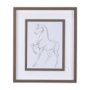 14302 - Horse II by Mercana Studio a Hand Embellished Textured Framed Art Print Matted under Glass