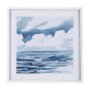 14307 - Cloud and Sea by Mercana Studio a Hand Embellished Textured Framed Art Print Matted under Glass