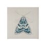 102216-S - Moth Blue III by Mercana Studio a Hand Embellished Textured Canvas