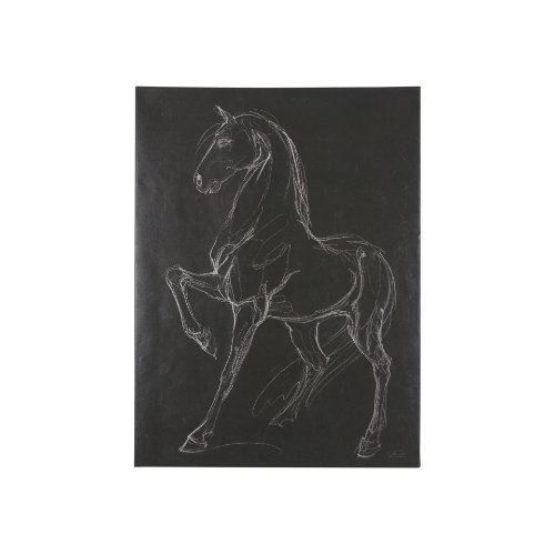 102229-S - Horse IV by Mercana Studio a Hand Embellished Textured Canvas