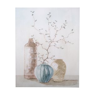 Boho Branches II by Mercana Studio a Hand Embellished Textured Canvas