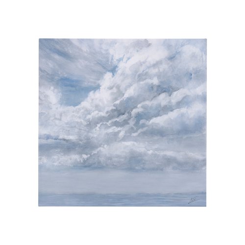 102245-S - Day Cloud II by Mercana Studio a Hand Embellished Textured Canvas