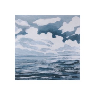 102238-S - Clouds and sea I by Mercana Studio a Hand Embellished Textured Canvas