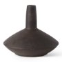 69801 - Rylee 6.9H Dark Brown Ceramic Vase