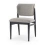69830 - Cline  20.9L x 23.0W x 31.9H Gray Fabric W/Black Wood Dining Chair
