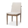 69834 - Cavett Cream Boucle Upholstered Seat W/Light Brown Wood Frame Dining Chair