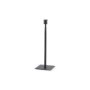 69860 - Porter 4.5L x 4.5W x 12.0H Small Black Iron Candle Holder