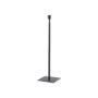 69861 - Porter 5.0L x 5.0W x 18.0H Medium Black Iron Candle Holder