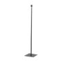 69862 - Porter 6.0L x 6.0W x 30.0H Large Black Iron Candle Holder