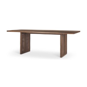 Grier 84"L x 38"W Dining Table | Med Brown Wood & Med Brown Wood Cane | Seats 8