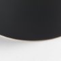 69650 - Burton 13.1H Large White and Black Ceramic Jug Vase
