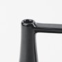 69979 - Burton 8.3H Small Glossy and Matte Black Ceramic Jug Vase
