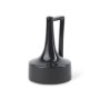 69980 - Burton 11.6H Medium Glossy and Matte Black Ceramic Jug Vase
