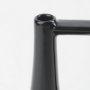 69980 - Burton 11.6H Medium Glossy and Matte Black Ceramic Jug Vase