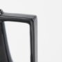 69980 - Burton 11.6H Medium Glossy and Matte Black Ceramic Jug Vase