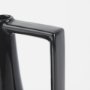 69981 - Burton 13.1H Large Glossy and Matte Black Ceramic Jug Vase