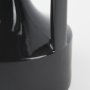 69981 - Burton 13.1H Large Glossy and Matte Black Ceramic Jug Vase