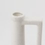 69982 - Burton 10.8H Small White Ceramic Jug Vase