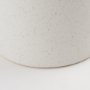 69982 - Burton 10.8H Small White Ceramic Jug Vase