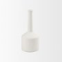 69983 - Burton 14.2H Medium White Ceramic Jug Vase