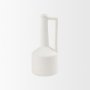 69983 - Burton 14.2H Medium White Ceramic Jug Vase