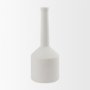 69984 - Burton 17.1H Large White Ceramic Jug Vase