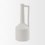 69984 - Burton 17.1H Large White Ceramic Jug Vase