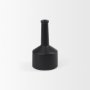 69985 - Burton 10.8H Small Matte Black Ceramic Jug Vase