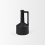 69985 - Burton 10.8H Small Matte Black Ceramic Jug Vase